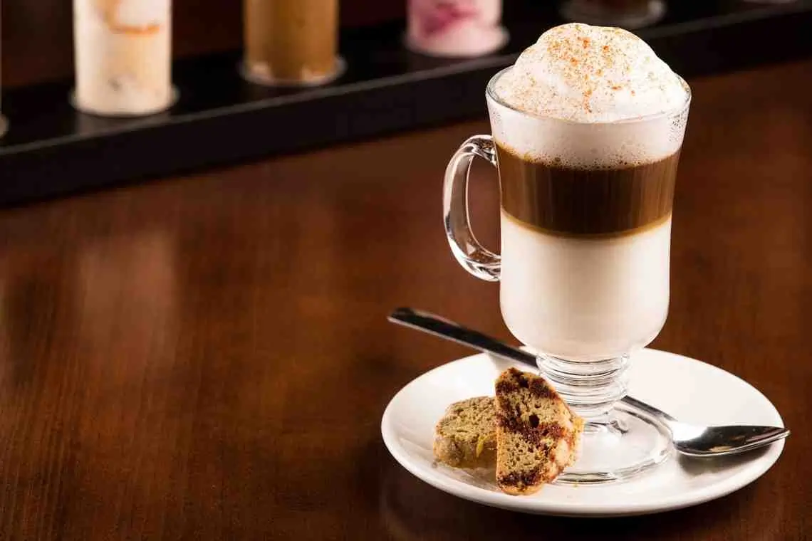 Latte coffee