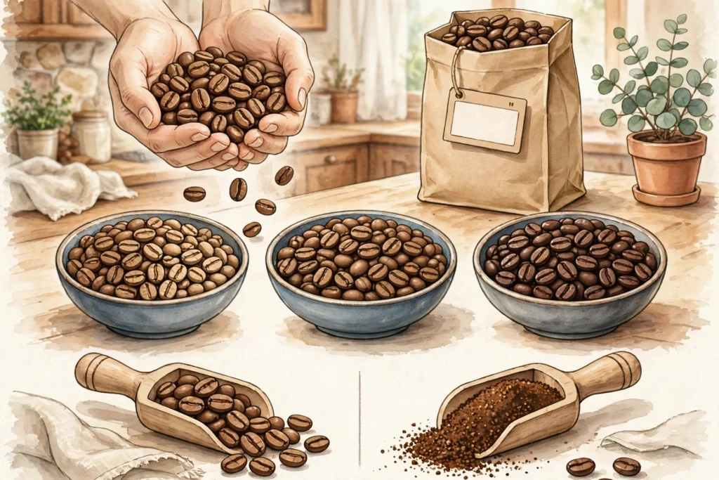 how to choose fresh coffee beans