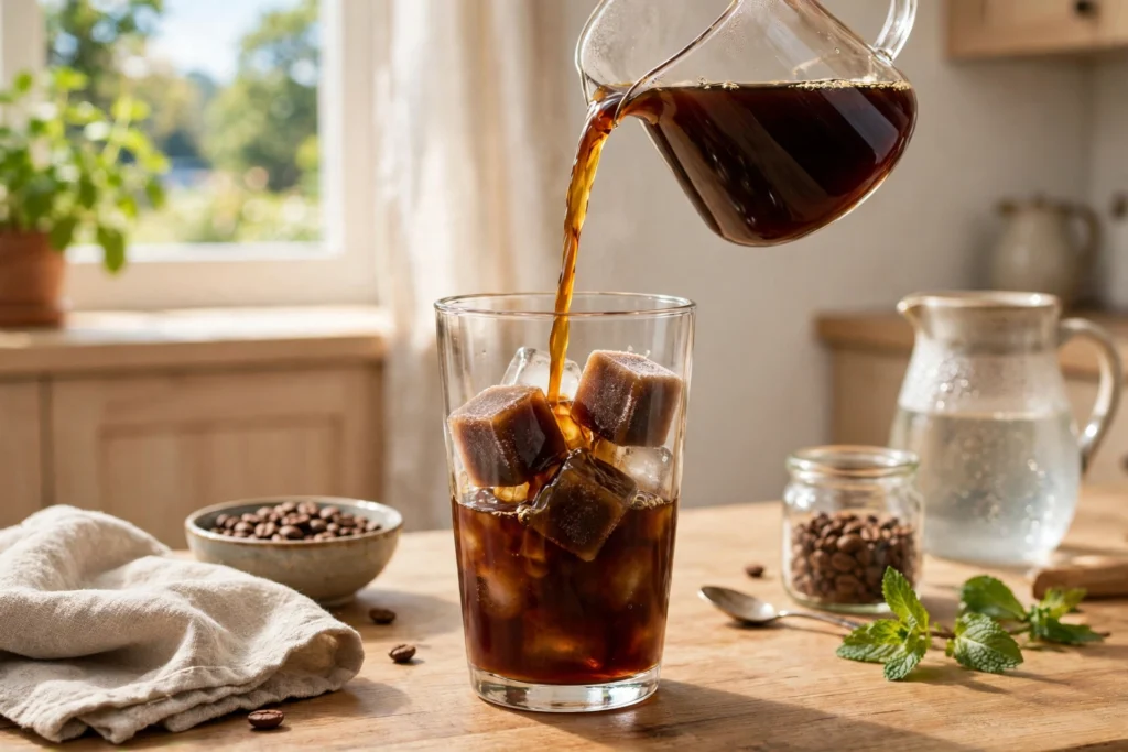 how to make iced coffee at home