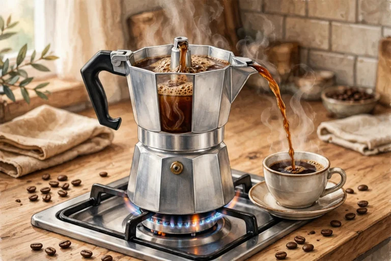 how to make moka pot coffee at home