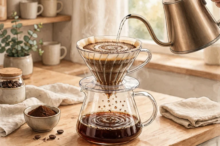 pour over coffee for beginners